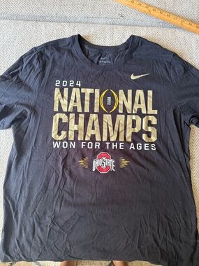 Nike Black 2024 National Champs Ohio State T-Shirt
